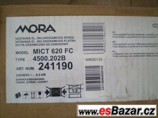 Indukční kombinovaná deska MORA MICT 620 FC – fotografie 2