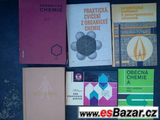 Odborné knihy o chemii- organická, anorganická – fotografie 1