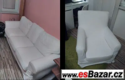 Prodáme skoro jako novou sedací soupravu(křeslo se sedačkou)