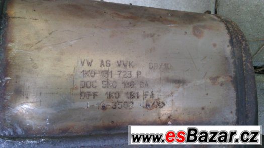 DPF filtr 2.0 TDi CR typ cbbb – fotografie 3