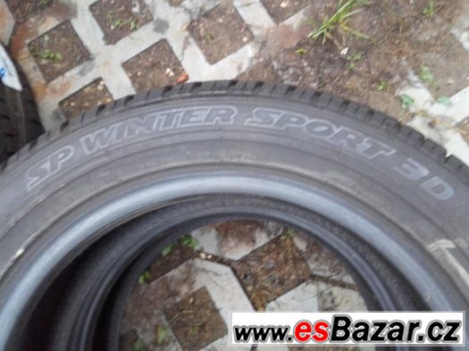 zimní pneu Dunlop 205/55 r16 6 mm vw octavia golf – fotografie 3