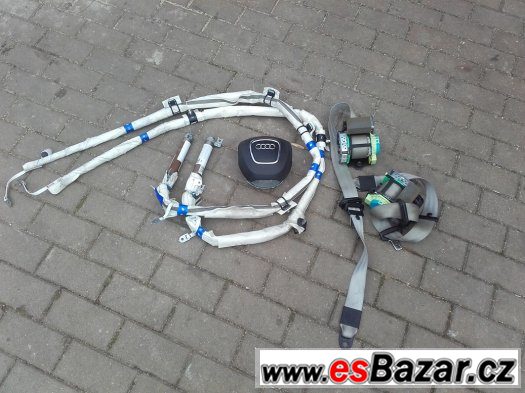 airbagova sada Audi A5 airbag volantu palubni deska airbagy – fotografie 2