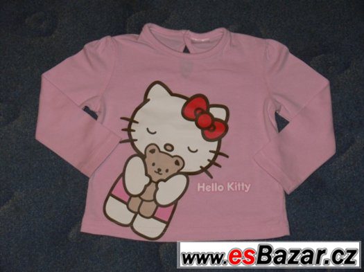 SLEVA - 2 ks tričko s dlouhým rukávm Hello Kitty vel. 80 – fotografie 5