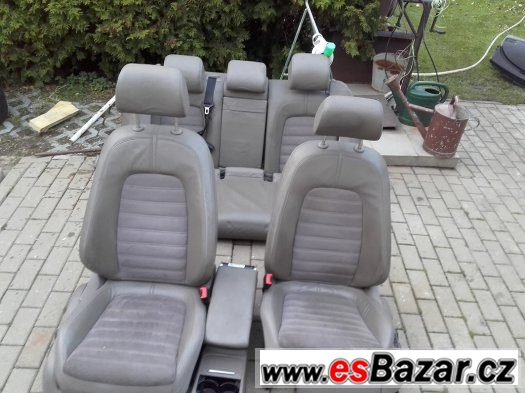 kožený interier passat 3c B6 kozene sedačky alkantara Kolín – fotografie 1
