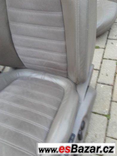 kožený interier passat 3c B6 kozene sedačky alkantara Kolín – fotografie 3