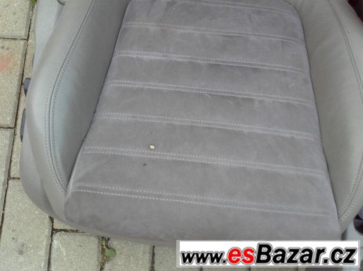 kožený interier passat 3c B6 kozene sedačky alkantara Kolín – fotografie 4