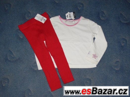 NOVÉ - 2 ks trička Mothercare +  legínky George vel. 92 – fotografie 2
