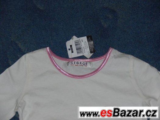 NOVÉ - 2 ks trička Mothercare +  legínky George vel. 92 – fotografie 4