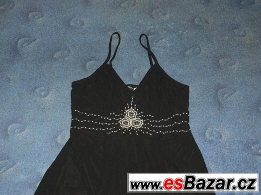 SLEVA - Nové - nádherné moderní Body Flirt černé šaty – fotografie 2