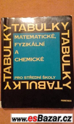 Matematické, fyzikální a chemické tabulky – fotografie 1