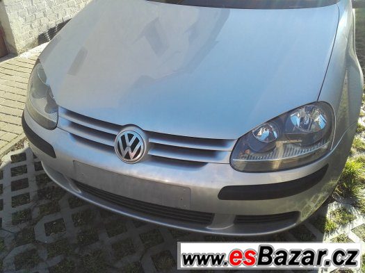 vw golf V díly z celého vozu 1,6 převodovka kapota předek – fotografie 2