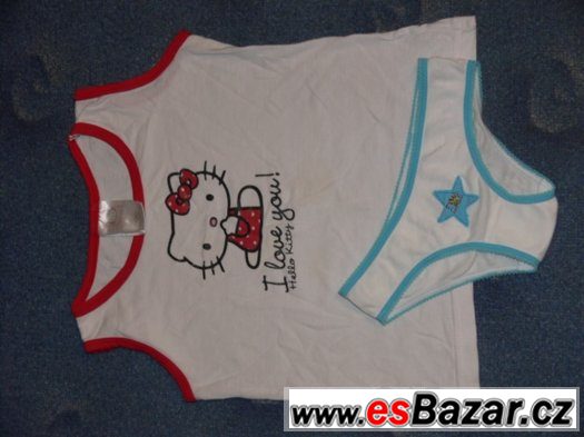 LEVNĚ - Letní tílko Hello kitty vel. 3-4 roky – fotografie 3