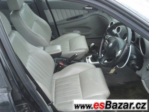 Kožený interiér Alfa Romeo 156 SW – fotografie 2