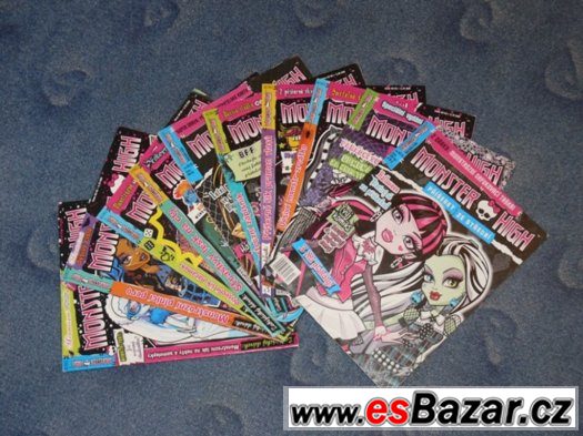 10 Ks časopisy Monster high, příšerky ze střední – fotografie 1