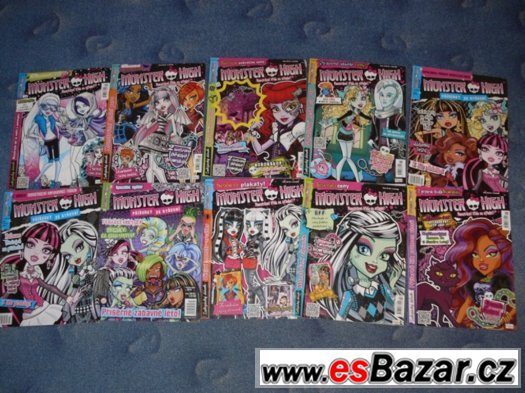 10 Ks časopisy Monster high, příšerky ze střední – fotografie 3