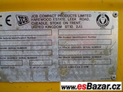 JCB 8027,DOBRÝ STAV – fotografie 4