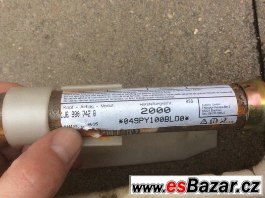 VW Golf IV - stropni airbag Moznost predani v Praze po dohode. – fotografie 3