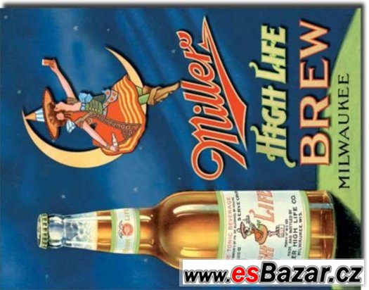 MILLER - plechová cedule 410x320mm – fotografie 1