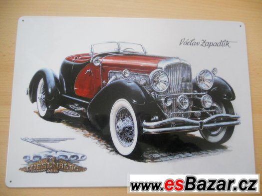 DUESENBERG - plechová cedule 400x280mm – fotografie 1