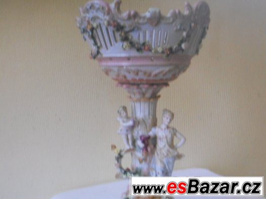 Porcelánový figurální nástolec vysoký 475mm – fotografie 3