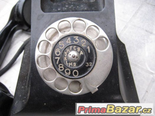 VÁLEČNÝ PROTEKTORÁTNÍ TELEFON 1940 – fotografie 3