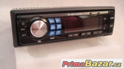 Autorádio MP3 s čtečkou pam. karet SD/MMC, USB vstup, jack – fotografie 2