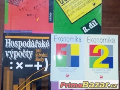 Ekonomika 1,2; Účetnictví, Hosp. výpočty, Marketing, ...