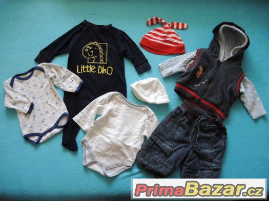 Komplet pro chlapečka, body, overal, aj., velikost 62 – fotografie 1