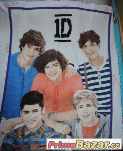 Deka ONE DIRECTION, cca 150 x 125cm – fotografie 1