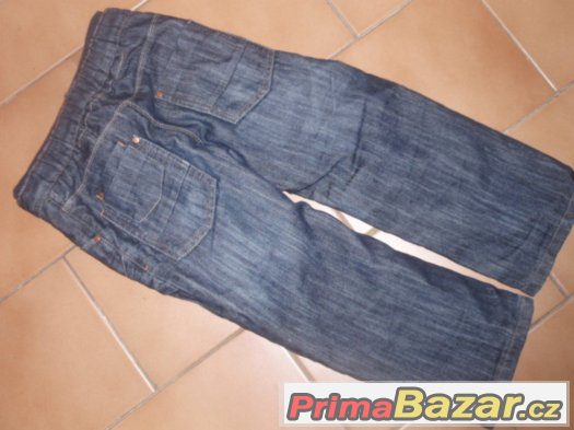 VYTEPLENÉ RIFLE SPORT JEANS...5/6 let – fotografie 2