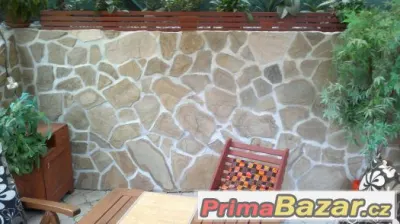 obkladový kámen pískovec  štípaný