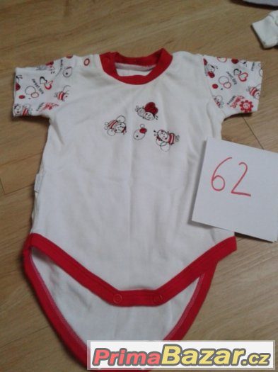 letní body a overaly k krátkýma nohavičkama vel 62 – fotografie 3