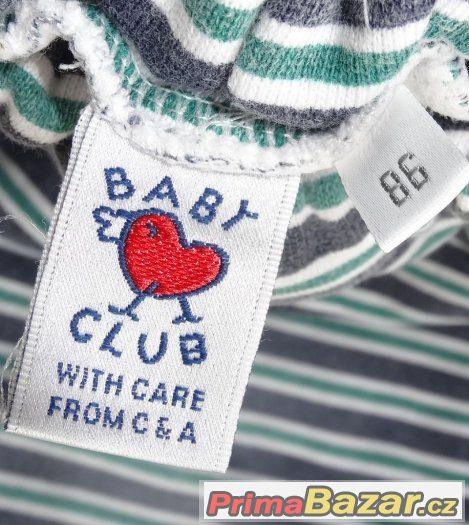 Tepláky baby club z CaA, vel. 86 – fotografie 2