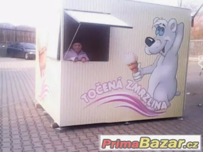 prodejní stánek pro točenou zmrzlinu