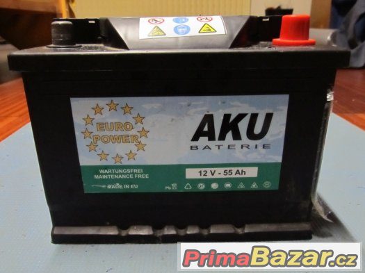 Autobaterie AKU 55Ah 12V – fotografie 1