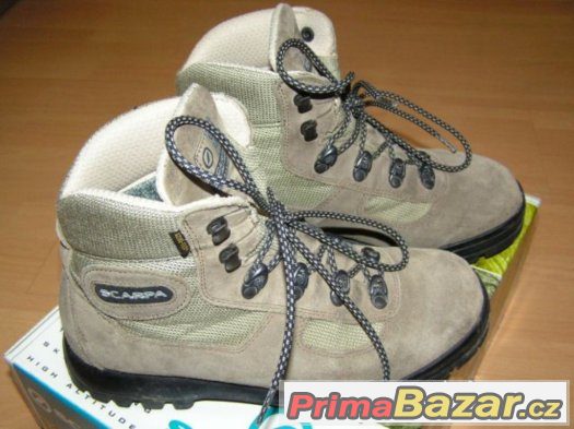 Trekingové boty zn. Scarpa s membránou GORE-TEX vel. 38,5 – fotografie 3