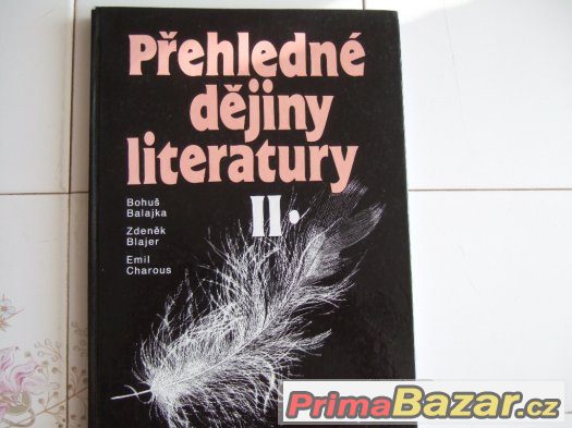 Přehledné dějiny literatury II – fotografie 1