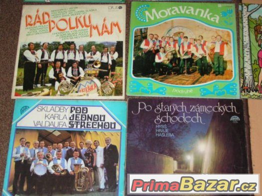 Staré gramofonové desky, SP, LP – fotografie 5