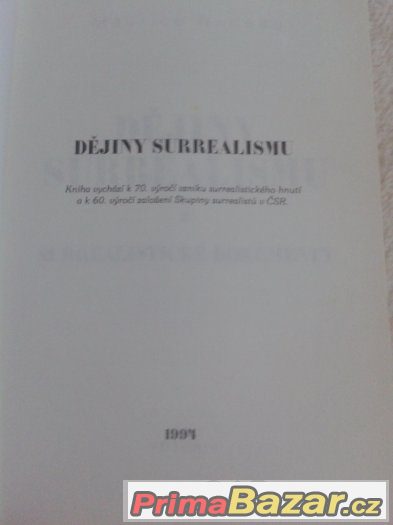 Dějiny surrealismu a surrealistické dokumenty Maurice Nadeau – fotografie 2