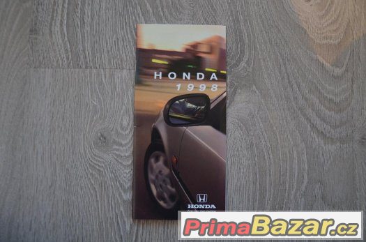 Prospekt - přehled modelové řady vozů Honda z roku 1998 – fotografie 1