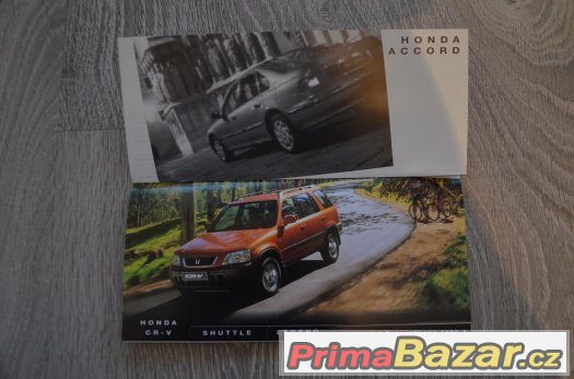 Prospekt - přehled modelové řady vozů Honda z roku 1998 – fotografie 3