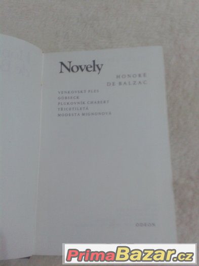 Honoré de Balzac novely 1986 – fotografie 2