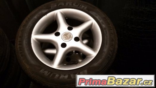 Alu 14 s pneu 185/65 14 letní – fotografie 1