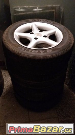 Alu 14 s pneu 185/65 14 letní – fotografie 2