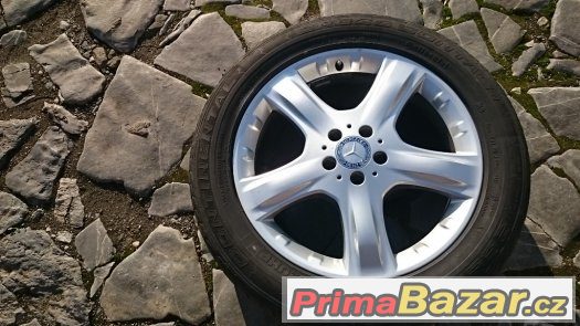 ORIGINÁL al.kola 19 5x112 na MERCEDES ML ,R ,GL + pneu – fotografie 1