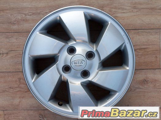 15" Alu kola == 4x100 == KIA == ORIGINÁL SADA - TOP – fotografie 2