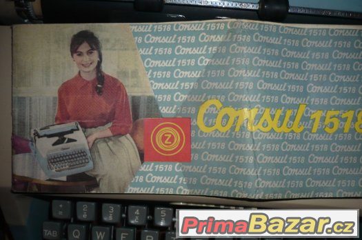 Psací stroj Consul 1518 cca ze 60. let – fotografie 2