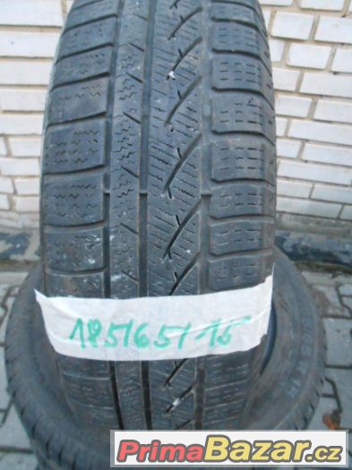 2 Kusy Zimni Pneu MS 185 / 65 / 15 Continental 4MM – fotografie 2