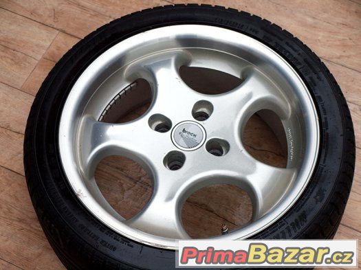 16" Alu kola == 4x100 == BROCK B2 == NOVÉ PNEU 215/40R16 – fotografie 1