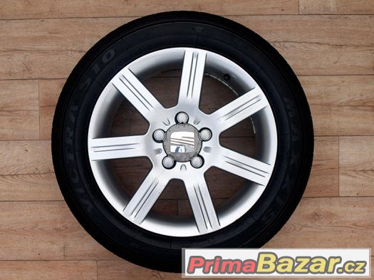 16" Alu kola == 5x112 == SEAT LEON 1P0 = ORIGINÁL - TOP – fotografie 2